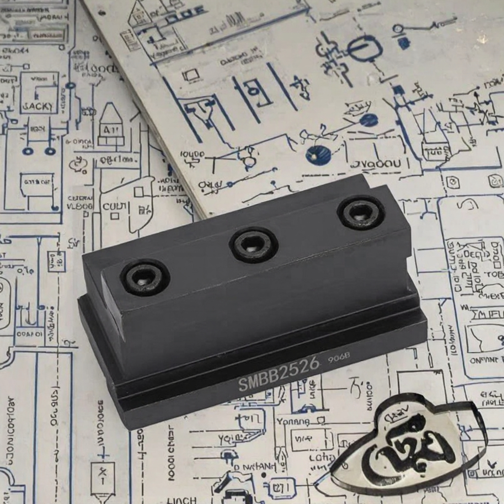 ZZST SMBB2526 CNC Lathe Grooving and Parting Tool Holder for SPB Cutting Blades