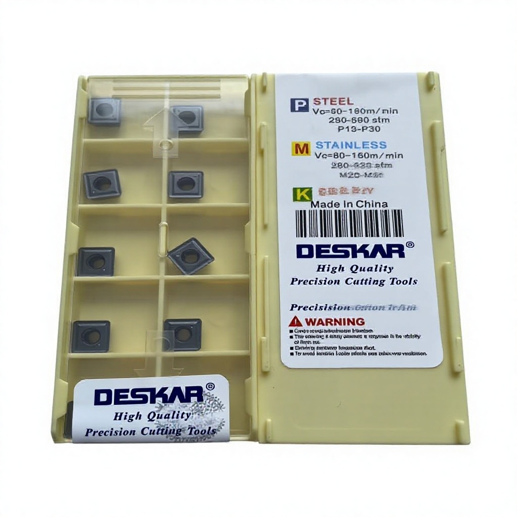 Deskar SPMG07T308-TG LF6018  Carbide Drill Inserts for U Drill CNC Hole Machining