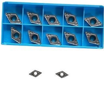 CNC Cutting Insert DCMT11T308HQ Uncoated External and Internal Boring Insert 55-Degree Rhombic Lathe Tool Bit