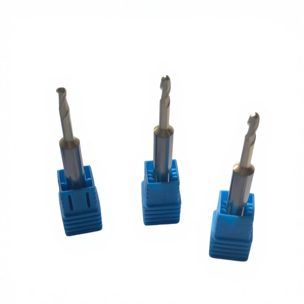 Solid Tungsten Carbide 4-Blade CNC Endmill Tools 10mm Flattened End Mills 50mm Overall Length Altin Coating ODM/OEM Customizable