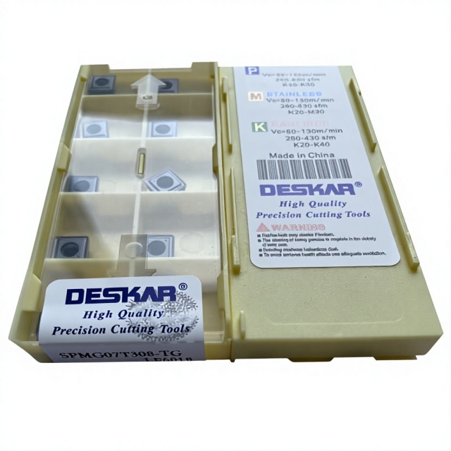 Deskar SPMG07T308-TG LF6018  Carbide Drill Inserts for U Drill CNC Hole Machining