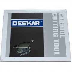 Deskar QCMT10T304-CM  LF6018S Carbide Drill Inserts for U Drill Steel and Stainless Steel Machining