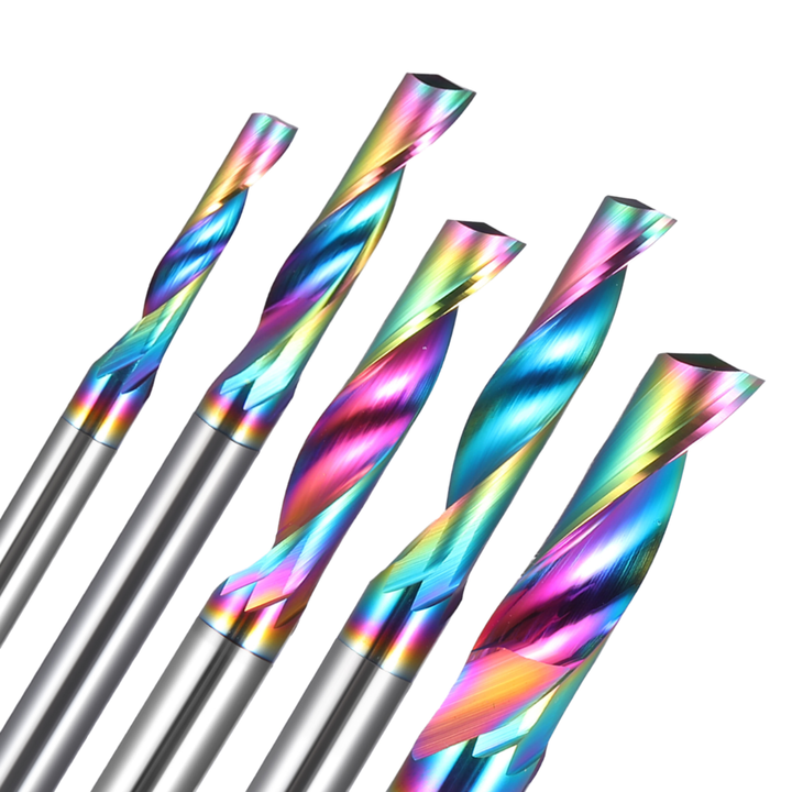 Carbide  Spiral Router Bit CNC End Mill for Aluminum Wood Cutting 3mm 4mm 6mm OEM  End Mill Cutter"