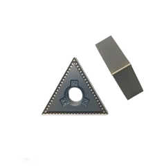 AlTiN Coated PVD MS Carbide Turning Inserts for CNC Lathe HRC 92-94 Triangle Shape