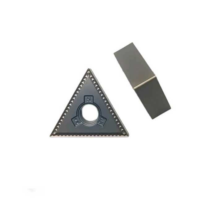 AlTiN Coated PVD MS Carbide Turning Inserts for CNC Lathe HRC 92-94 Triangle Shape