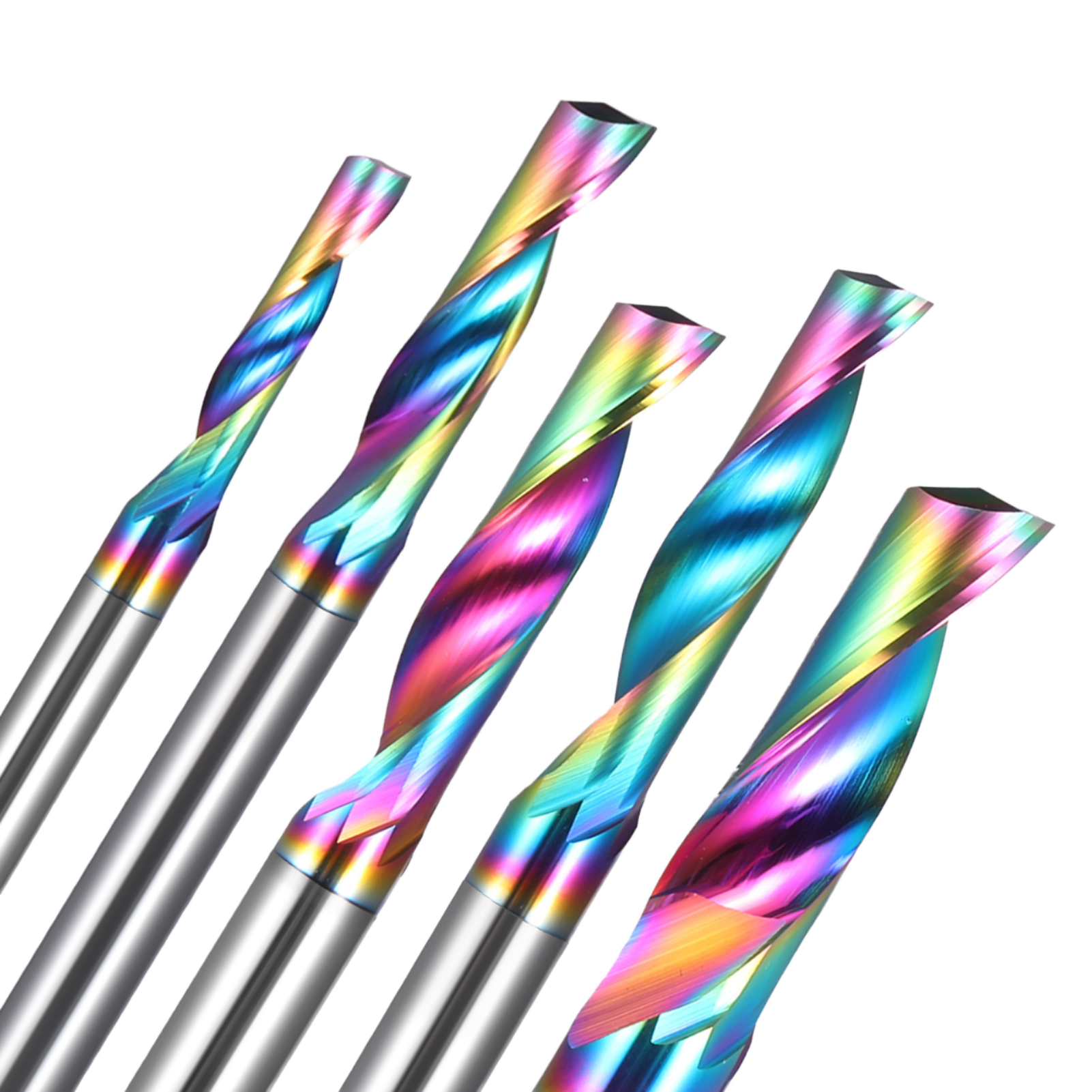 Carbide  Spiral Router Bit CNC End Mill for Aluminum Wood Cutting 3mm 4mm 6mm OEM  End Mill Cutter"