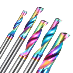 Carbide  Spiral Router Bit CNC End Mill for Aluminum Wood Cutting 3mm 4mm 6mm OEM  End Mill Cutter"