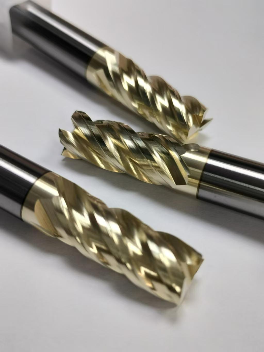 Titanium Alloy Solid End Mills 6mm Twist Milling Cutters Variety Sizes 1.5mm-13mm Drill Bits for Metal Iron Tungsten Carbide
