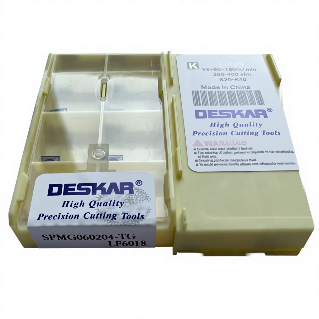 Deskar SPMG060204-TG  LF6018  Carbide Drill Inserts for U Drill CNC Hole Machining  SPMG110408-TG  LF6018