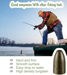 ZZST Tungsten Flipping Weights Bullet Fishing Sinkers for Flipping and Punching Heavy Cover