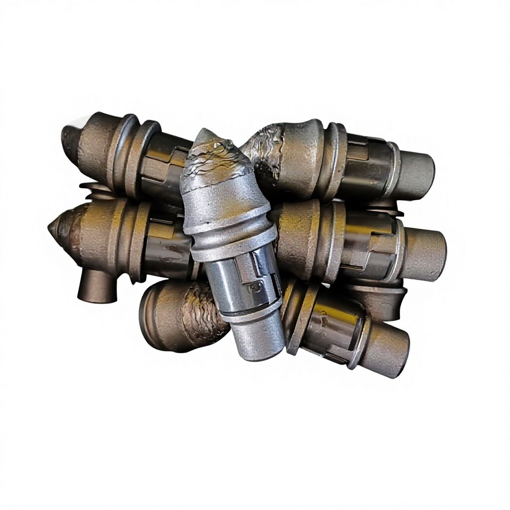 Rotary Drilling Machine Cut Teeth Pile Driving Rock Bullet Head Alloy Particle Bean Drill Bit Construction Machinery Parts