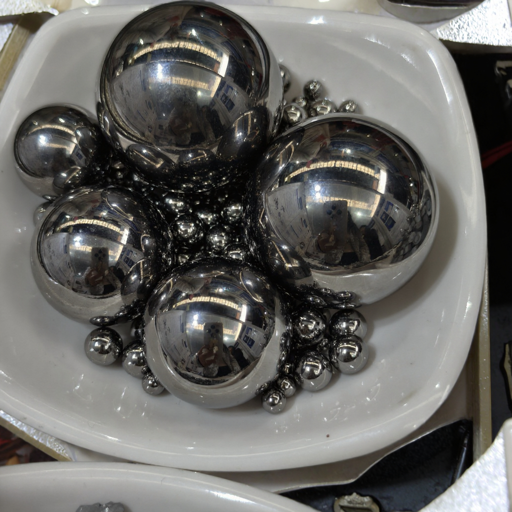 AISI52100 Chrome Carbide  Bearing Balls G100 1/4" High Hardness Tungsten Carbide  Finish Polished