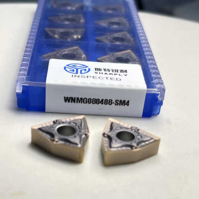 ZZST Tungsten Carbide Inserts WNMG080408-SM4 for SS  Turning Inserts