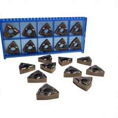 For OEM CNC Lathe Carbide Inserts Turning Tools Machining Cut Sharp Blade WNMG080404-TM LF9018