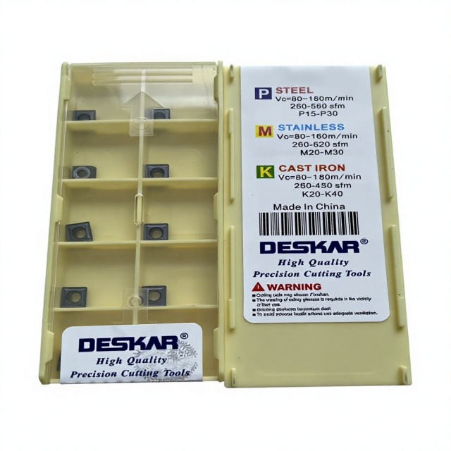 Deskar SPMG060204-TG  LF6018  Carbide Drill Inserts for U Drill CNC Hole Machining  SPMG110408-TG  LF6018