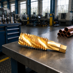 ZZST M6x1mm TiN Coated Machine Tap for Steel Stainless Steel and General Threading Applications
