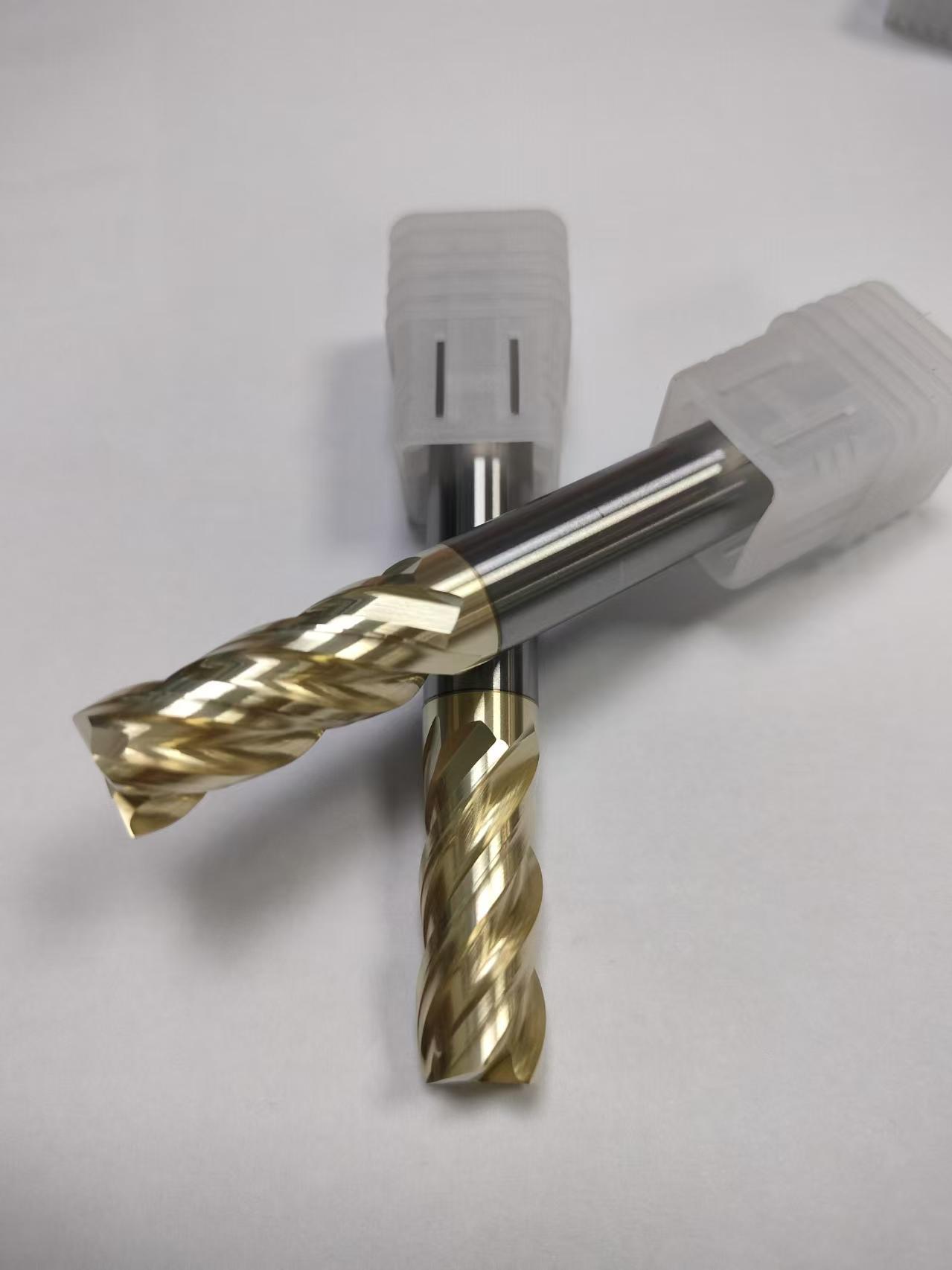 Titanium Alloy Solid End Mills 6mm Twist Milling Cutters Variety Sizes 1.5mm-13mm Drill Bits for Metal Iron Tungsten Carbide