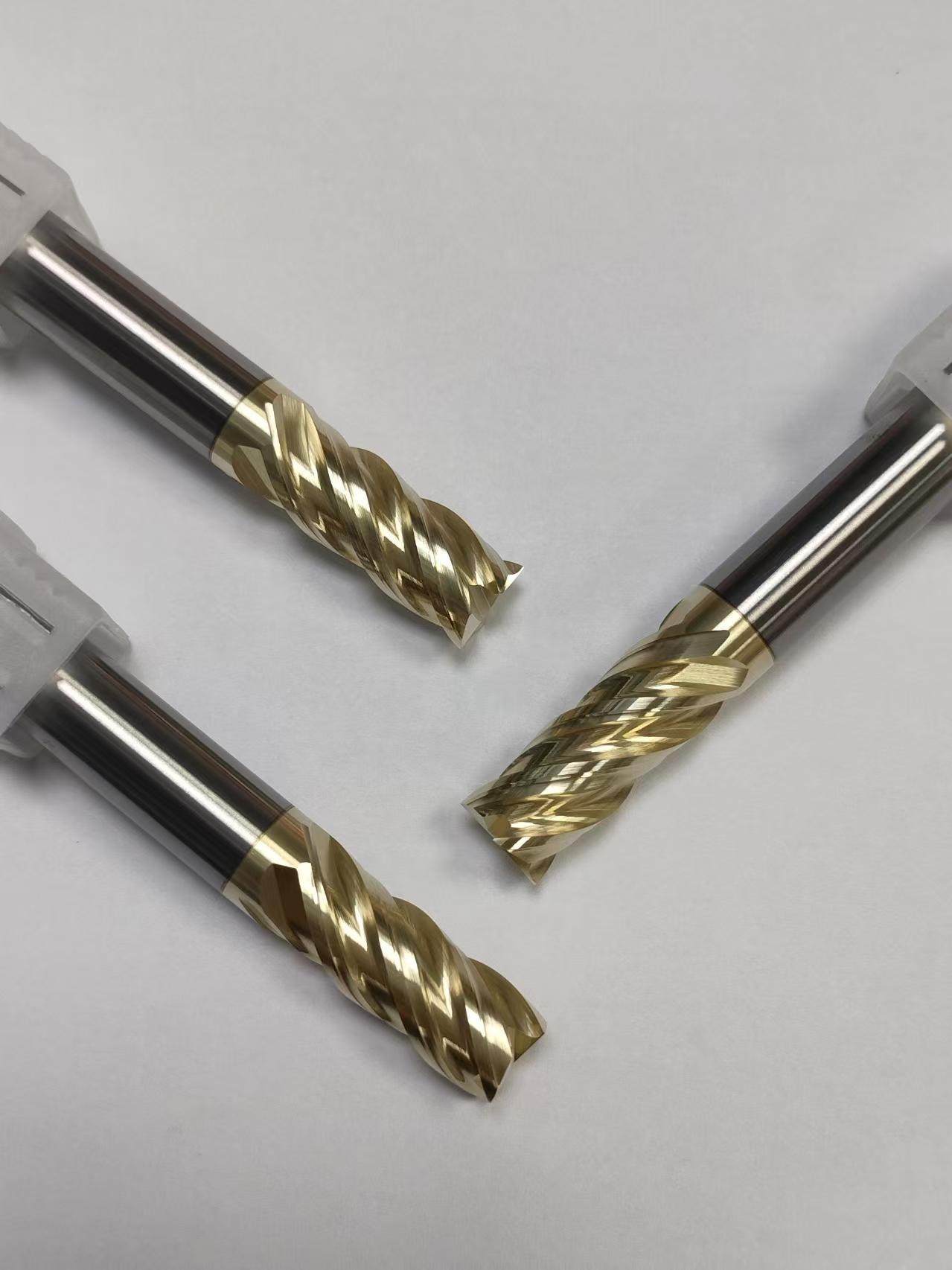 Titanium Alloy Solid End Mills 6mm Twist Milling Cutters Variety Sizes 1.5mm-13mm Drill Bits for Metal Iron Tungsten Carbide