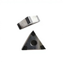 CBN Boron Carbide Triangle T-Type Inserts with Six Cutting Edges for Ductile Iron High-Hardness Quenched Steel Gray Cast Iron