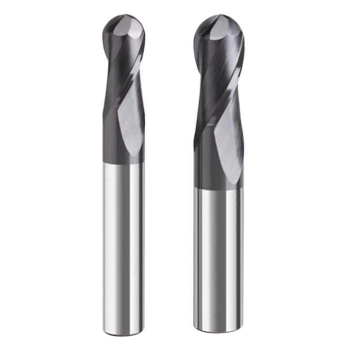 Two-edge Ball Nose End Mill Carbide 55HRC for CNC Machining Centers R1MM-R8MM 10MM 12MM