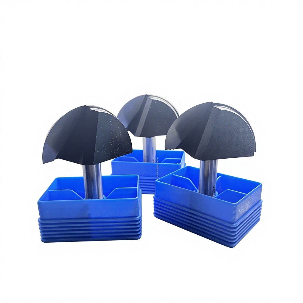 1/2"x2-1/2"   63.5mm Dia  Ball Router Bits for Wood CNC Router Bit  Woodworking Tool Core End Mills