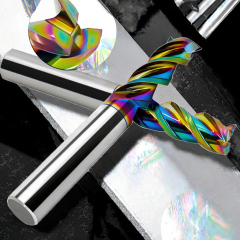 HRC55 DLC D4X75-3F CNC Tool DLC Coating Copper/Aluminum Dedicated Solid Carbide Square End Mill 3 Flute Milling OEM/ODM
