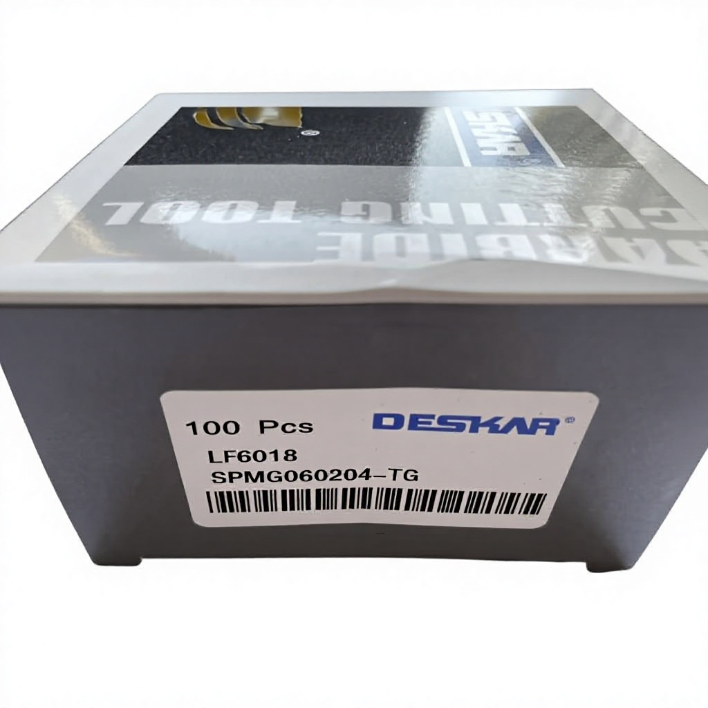 Deskar SPMG060204-TG  LF6018  Carbide Drill Inserts for U Drill CNC Hole Machining  SPMG110408-TG  LF6018