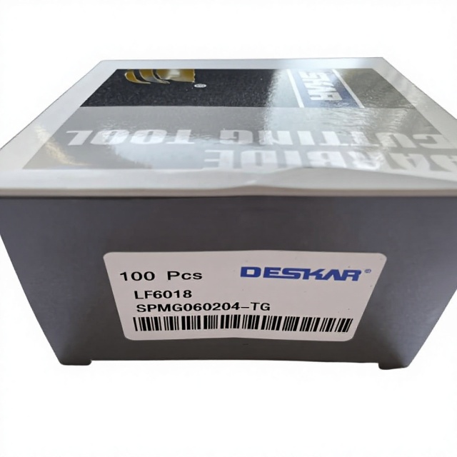 Deskar SPMG060204-TG  LF6018  Carbide Drill Inserts for U Drill CNC Hole Machining  SPMG110408-TG  LF6018