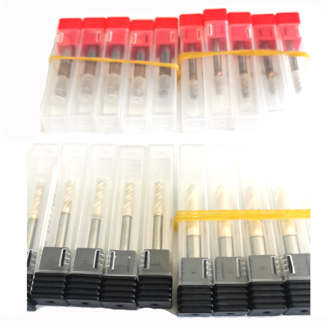 4 Flute Flattened Endmills for Cutting All Kinds of Material 55HRC Tungsten Carbide End Mills