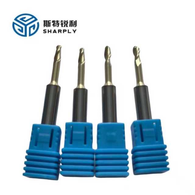 Solid Tungsten Carbide 4-Blade CNC Endmill Tools 10mm Flattened End Mills 50mm Overall Length Altin Coating ODM/OEM Customizable
