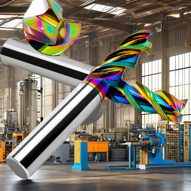 HRC55 DLC D4X75-3F CNC Tool DLC Coating Copper/Aluminum Dedicated Solid Carbide Square End Mill 3 Flute Milling OEM/ODM