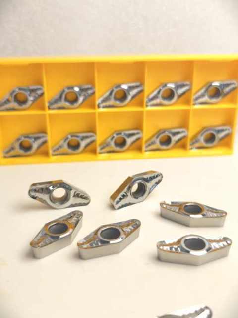 ZZST VCGT220530 Carbide Turning Inserts for Aluminum and Non Ferrous Metal CNC Machining