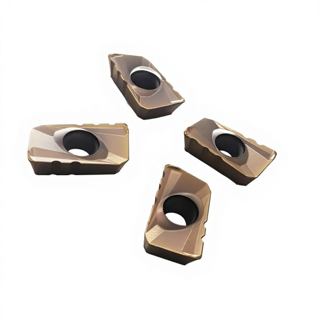 New APKT1604 Toothed Milling Insert Tungsten-Titanium-Cobalt Cemented Carbide Good Chip Removal