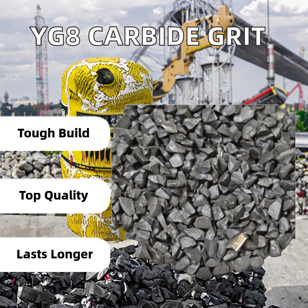 YG8 Tungsten Carbide Grit Crushed Agriculture Usage Cemented Carbide Product