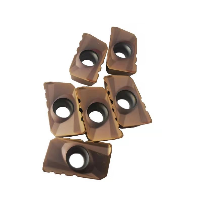 New APKT1604 Toothed Milling Insert Tungsten-Titanium-Cobalt Cemented Carbide Good Chip Removal