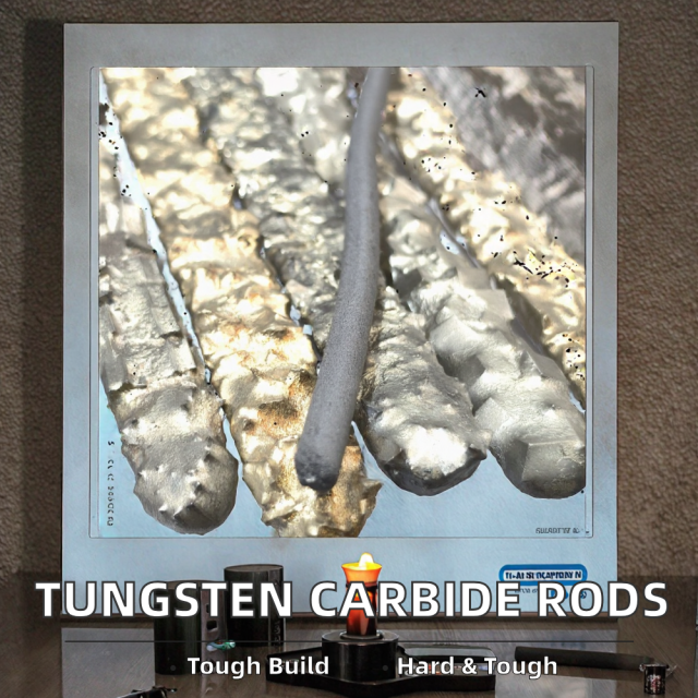 Customizable OBM Supported Flux Coated Tungsten Carbide Composite Brazing Rods Al