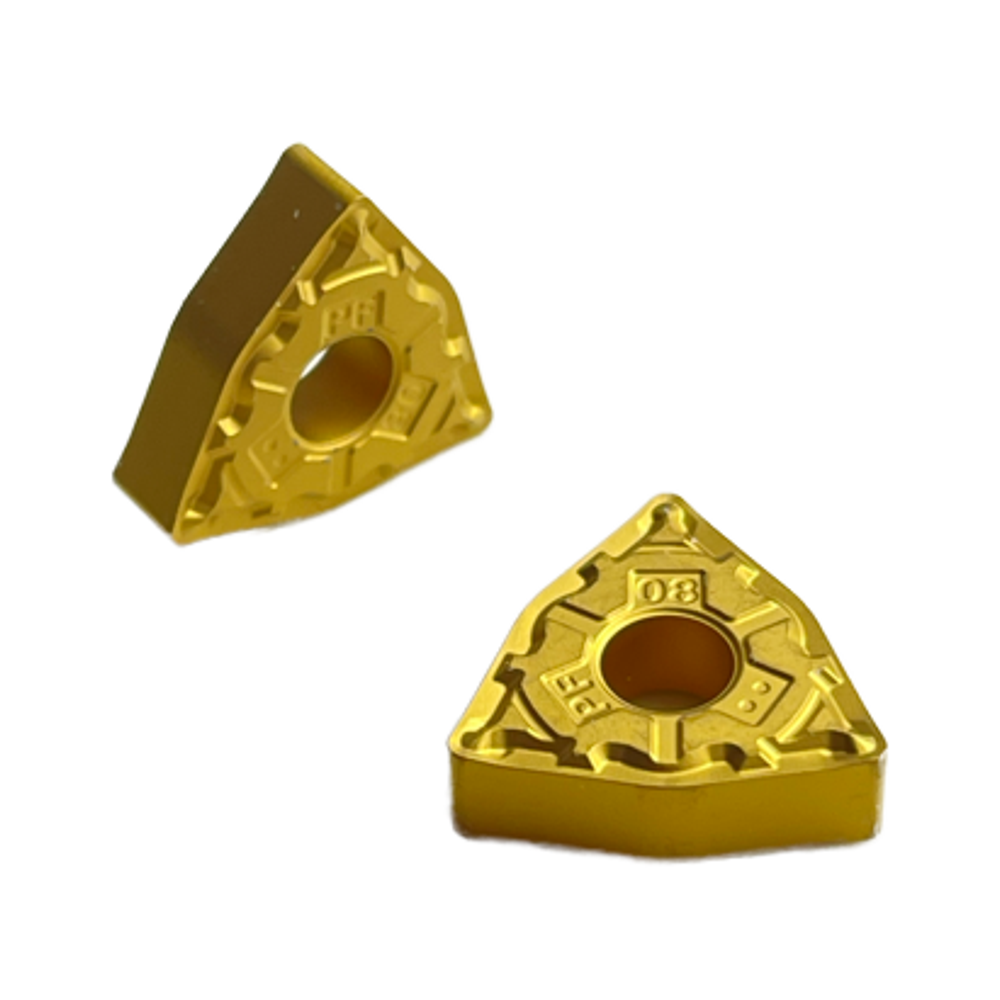 WNMG080408 Carbide Insert with CQ Chip Breaker Double Colour CVD Coating CNC Turning Tools Customized OEM Support