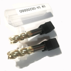 4 Flute Flattened Endmills for Cutting All Kinds of Material 55HRC Tungsten Carbide End Mills