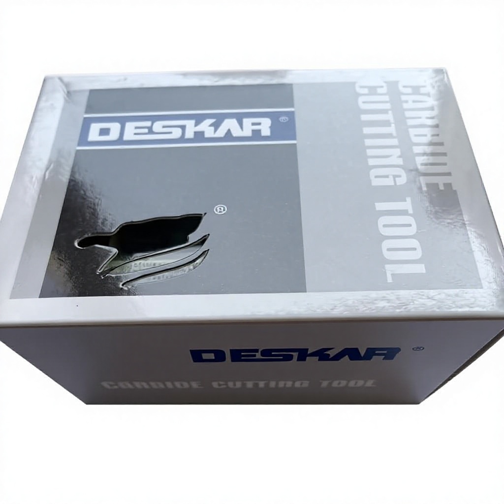 Deskar QCMT10T304-CM  LF6018S Carbide Drill Inserts for U Drill Steel and Stainless Steel Machining