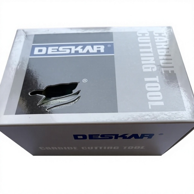 Deskar QCMT10T304-CM  LF6018S Carbide Drill Inserts for U Drill Steel and Stainless Steel Machining