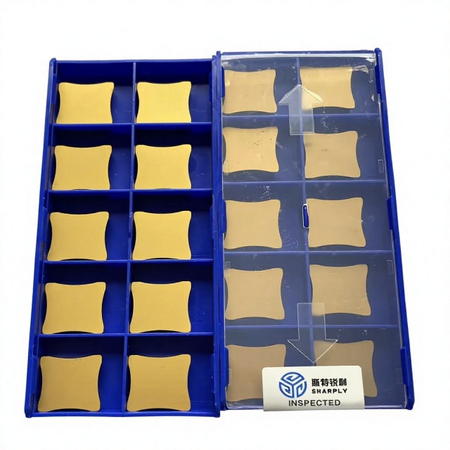 ZZST SDUN190416 Series Carbide Deburring Inserts R00 R15 R90 for Tube and Pipe SDUN 19 OD Scarfing Tools Tube Scarfing Inserts