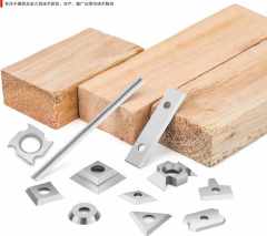 Woodworking   Reversible   Knives 15x15x2.5mm 30 Degree Square Tungsten Carbide Cutter for Woodworking