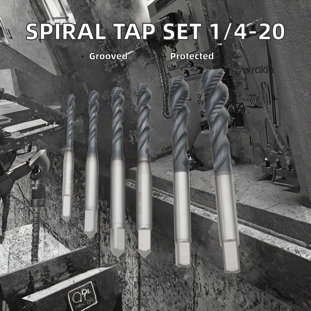Guhring 7777 Series HSS-E Spiral Groove Tap Metric Thread for JIS Standard for General Processing of 38HRC Steel