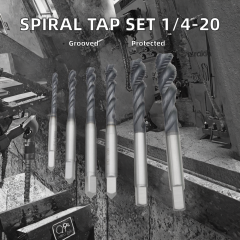 Guhring 7777 Series HSS-E Spiral Groove Tap Metric Thread for JIS Standard for General Processing of 38HRC Steel