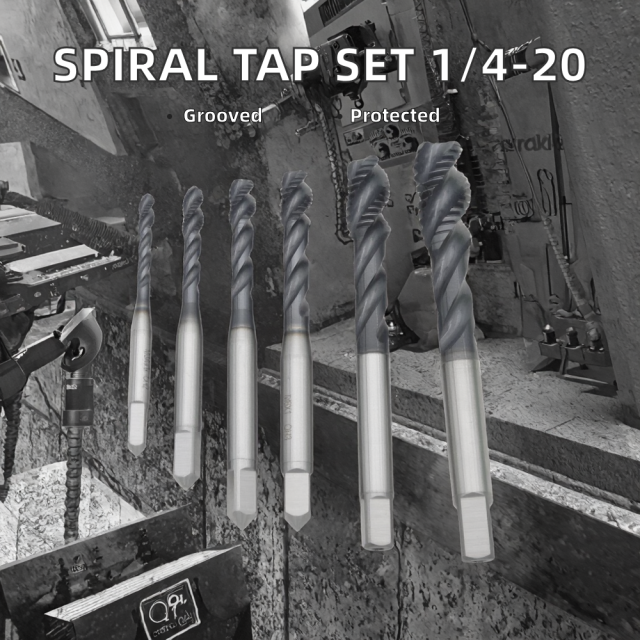 Guhring 7777 Series HSS-E Spiral Groove Tap Metric Thread for JIS Standard for General Processing of 38HRC Steel