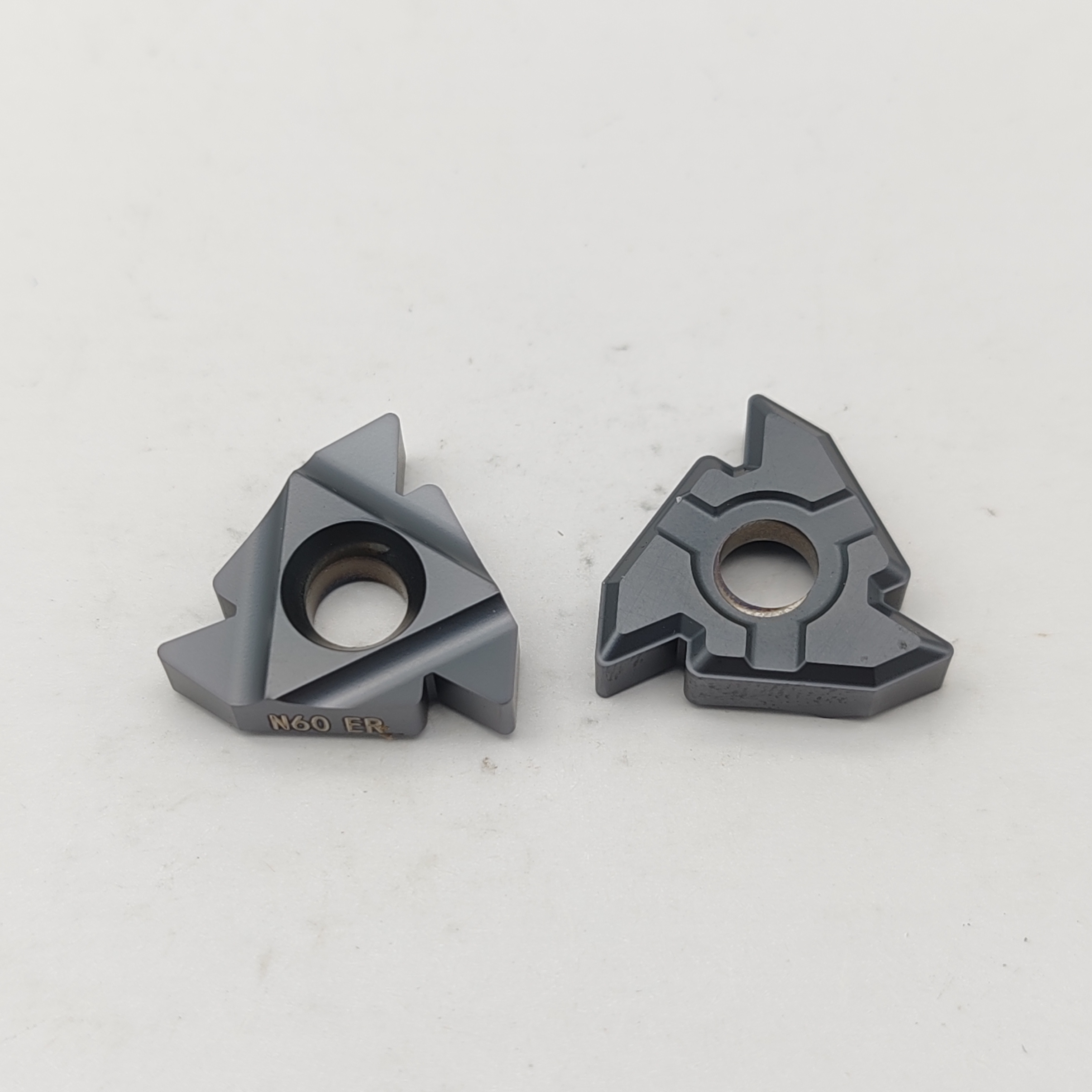 HRA92 PVD Tungsten Carbide Insert CNC Lathe ODM Thread Turning Tool Triangle Customizable OEM Carbide Threading Inserts 10pcs