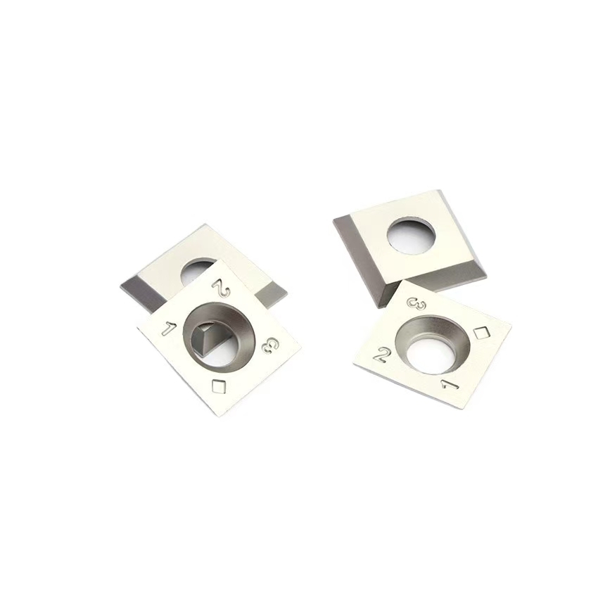 Woodworking   Reversible   Knives 15x15x2.5mm 30 Degree Square Tungsten Carbide Cutter for Woodworking