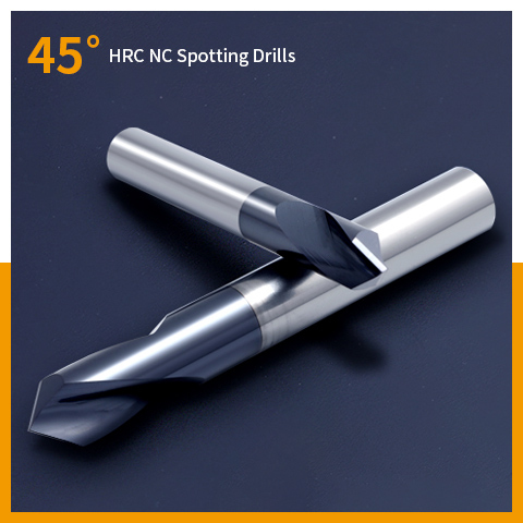 ZZST Tungsten Carbide End Mill HRC 55 CNC Milling Cutting Tools  65 Degree  4-edge Blue Nano Coated End Mills