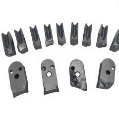 Sharp Flat Bucket Teeth for 18S 35S Excavator Parts 25SRC 35SRC Construction Machinery Parts