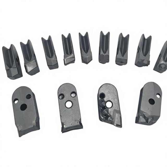 Sharp Flat Bucket Teeth for 18S 35S Excavator Parts 25SRC 35SRC Construction Machinery Parts